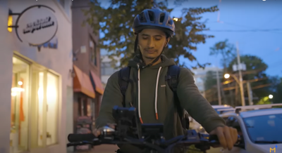Rashit Zemrah: Food delivery on ebike