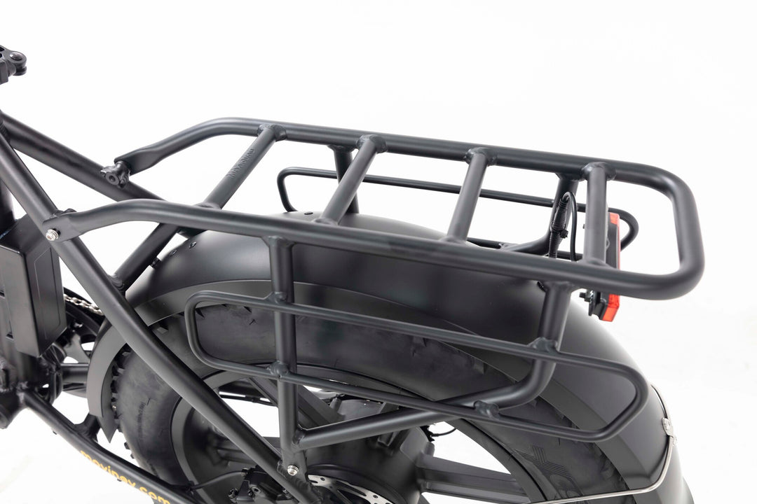 luggage rack of the electric bicycle