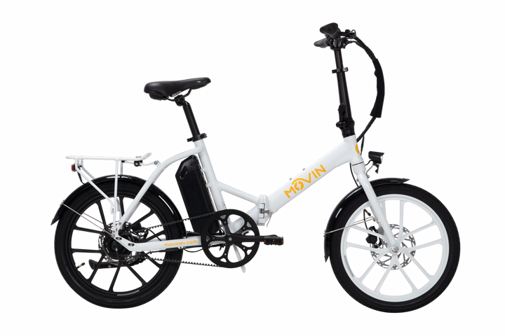 folding bike white