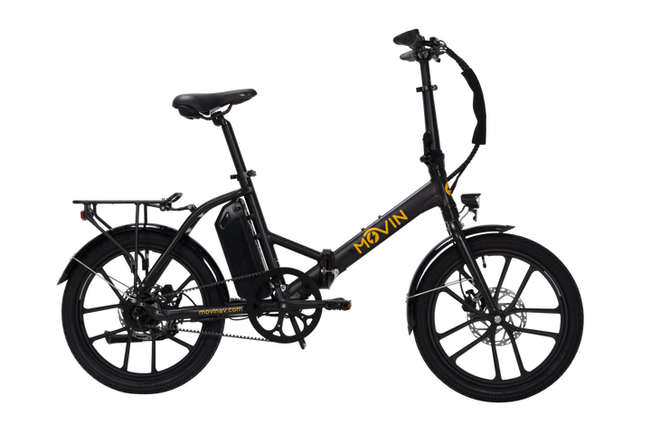 folding bike black