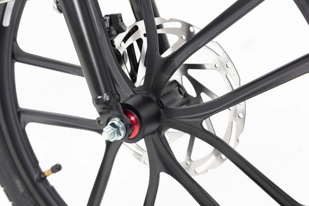 mechanism for fastening the front wheel