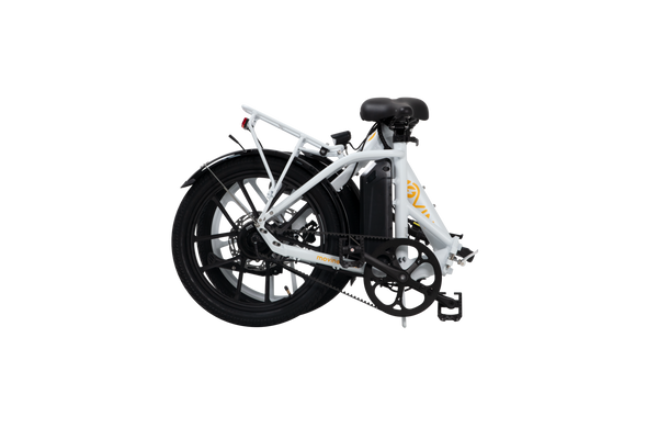folding bike white