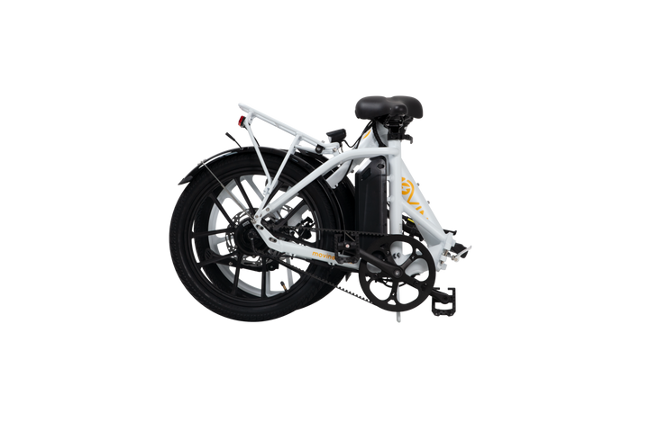 folding bike white