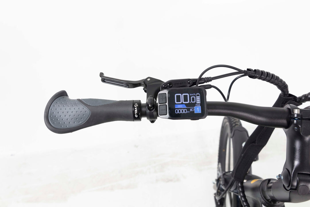 LED display on handlebars