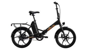 Movin' Mini Folding Electric Bike - Compact E-Bike, 32km/h Top Speed, 500W Motor, 60km Range, Folds in 20 Seconds