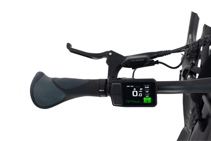 movin tempo commuter leisure ebike left side display