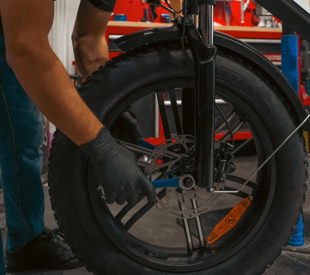 Electric bike technician sale